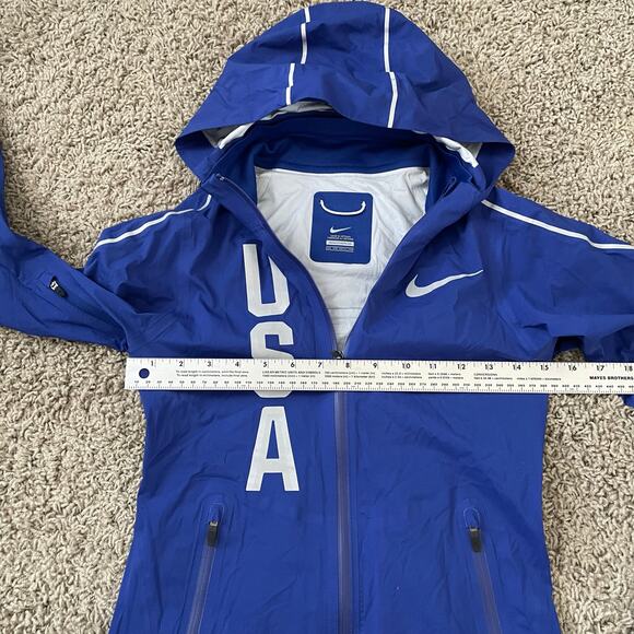 NIKE Team USA Olympic HyperShield Lightweight Full Zip Running Jacket s XXS - Picture 9 of 16